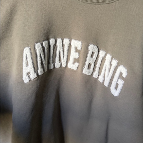 Anine Bing Beige Crewneck Sweater - Picture 2 of 3